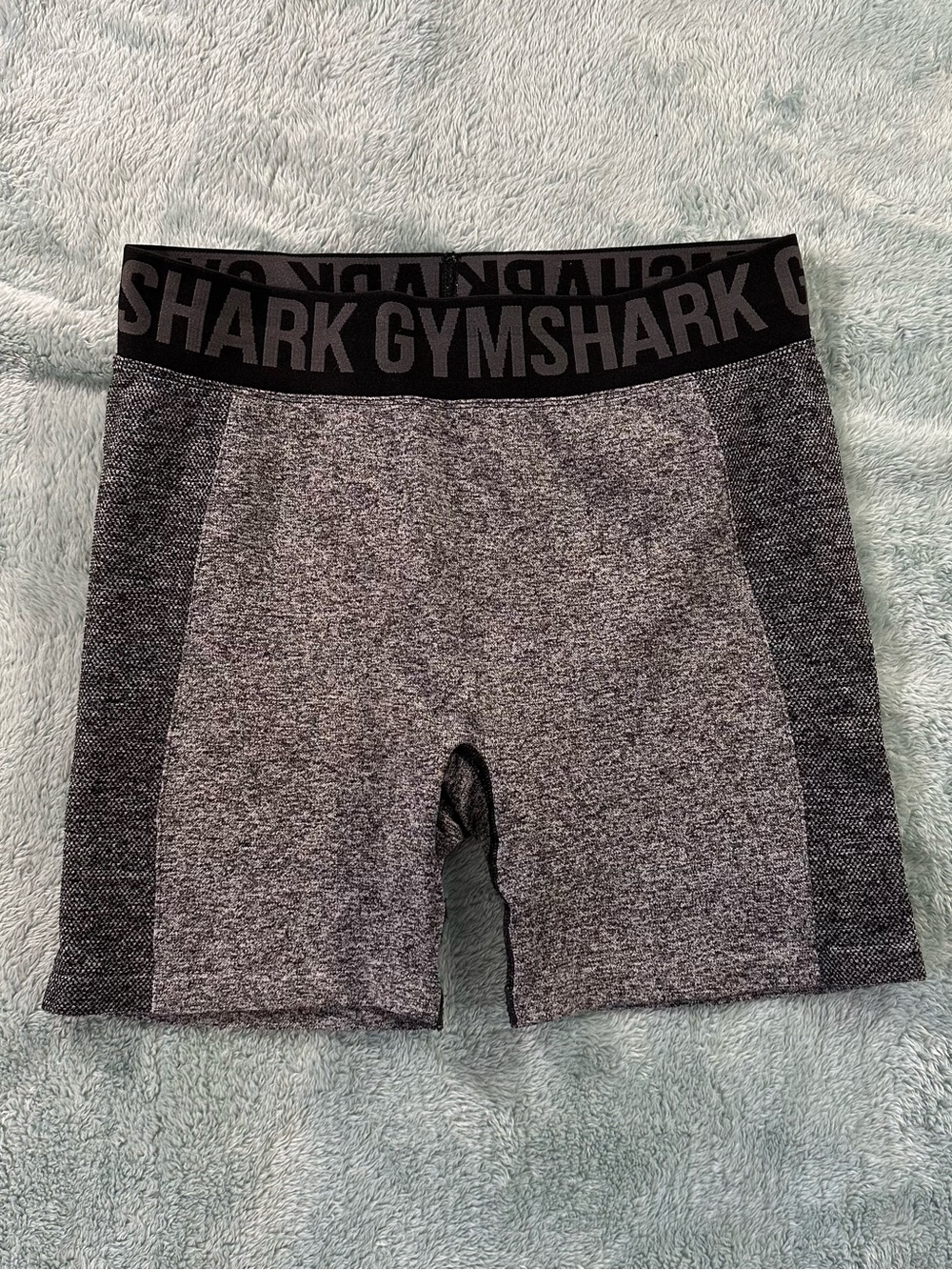 Gymshark Woman’s Black and Gray Seamless Training Shorts